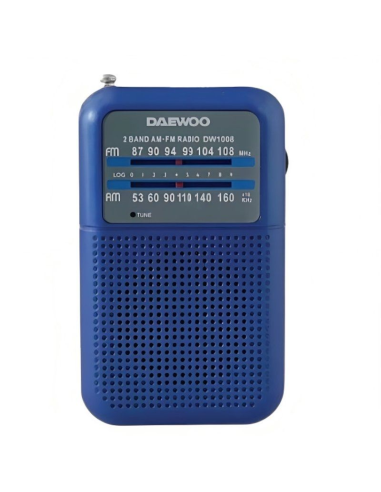 Radio Portátil Daewoo DW1008/ Azul ➨en LolaPC.es